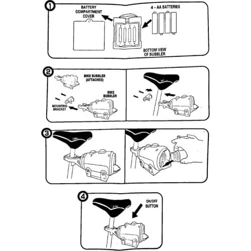 1PC Automatic Bike Bubble Maker Bubble Toy with 8 Hole Small Size Blower Swimming Pool Toy Can Fixed On Bike Saddle 69HE