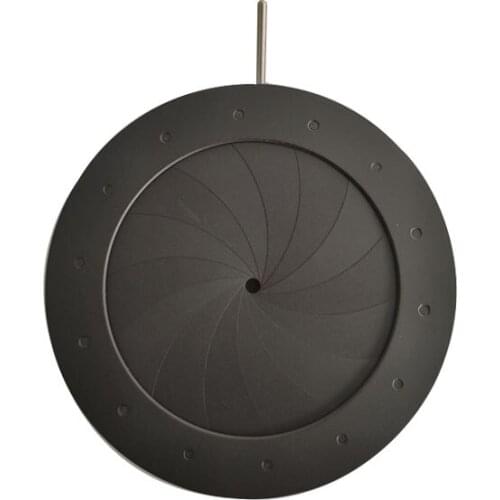 1pcs M4 3-52 mm Amplifying Diameter Zoom Optical Iris Diaphragm Aperture Condenser 14 Blades