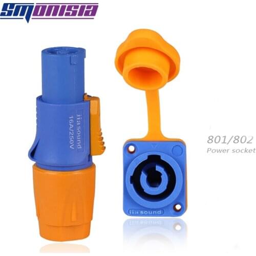 Smonisia 10pcs Waterproof Aviation Power Connector Stage Light Beam LED Display Screen Plug Socket