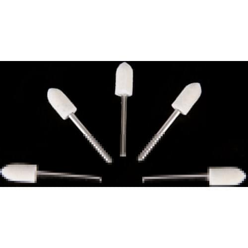 25pcs/lot 3mm X 8mm Wool Polishing Grinding Wheel Buffing Head Dremel Drill Electric Rotary Grinder Tools