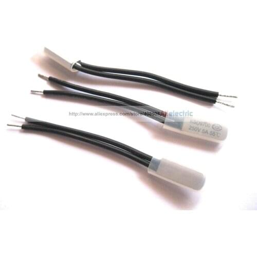 30 Pcs KSD9700 Bimetal Temperature Switch Thermostat 55Degree