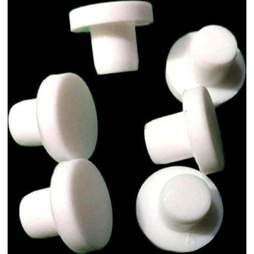 50pcs Silicone Rubber Plugs 9mm~19mm White Waterproof Hole Plug Blanking End Caps Pipe Tube Inserts Plugs Bungs