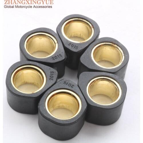 6PC High Performance Variator Weights 20x15mm 13 gram for Honda PCX SH125 NES S-Wing Spacy 125cc 4-stroke