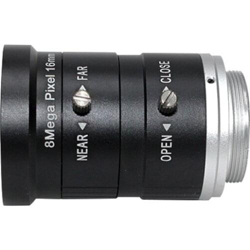 8MP HD intelligent machine vision inspection C lens 16mm 8mp 1-inch industrial camera C lens