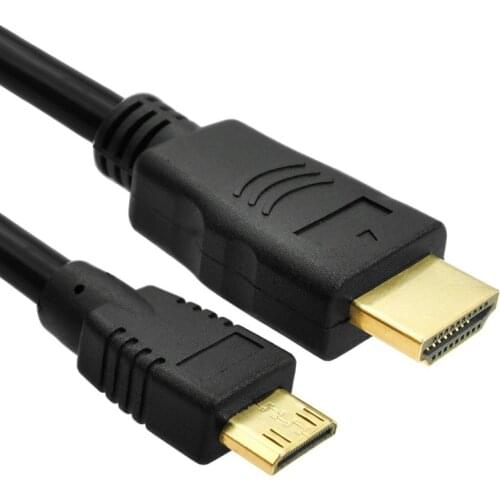 1.5 meter HDMI to Mini HDMI A to C HDMI V1.4 High Speed HDMI Cable with Ethernet for HDTV Graphics Video Card Tablet Phone