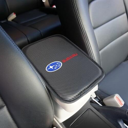 Car Styling Case For Subaru Impreza Forester Tribeca XV BRZ Car Armrest Pad Covers Auto Seat Armrests Storage Protection Cushion