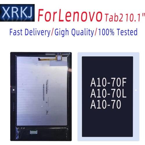 For Lenovo Tab 2 A10-70 A10-70F A10-70L LCD Screen Touch Screen LCD And Touch Screen Assembly 10.1"