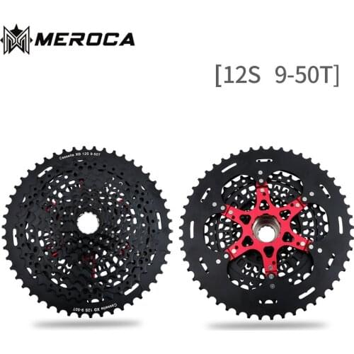MEROCA MTB Mountain Bike Ultralight Hollow Freewheel CNC 11S 12S 9-50T Cassette Flywheel For XD Free Hub Body