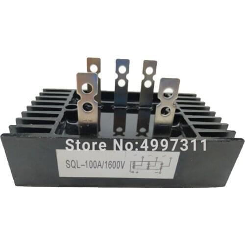 Chinese own Factory!Quality SQL100A with heatsink (100A/1600Volt) for Three-phases Bridge Rectifier