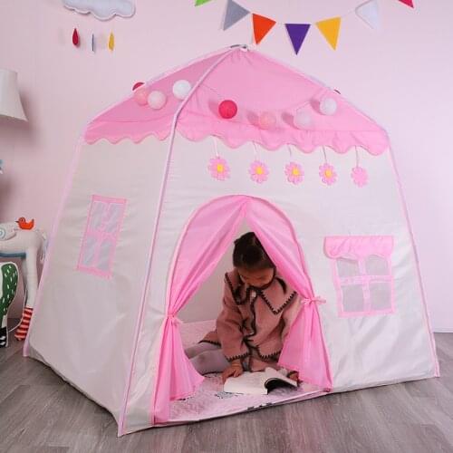 Dollhouse Children' Tent Play House Home Large Space Little Girl Boy Tent Birthday Gift Tent Tienda Campana Para Ninos Dollhouse
