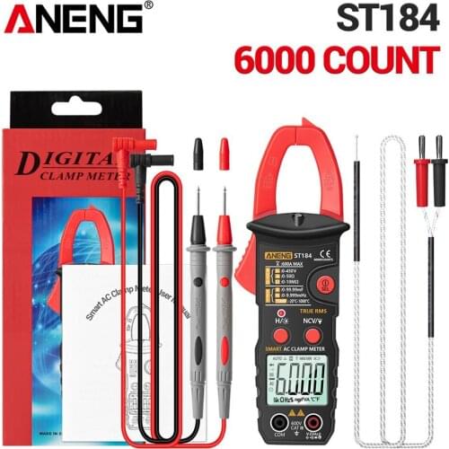 ST184 Multi-function High Precision Clamp Multimeter Ac And D C Voltage Tester Professional Multimeter