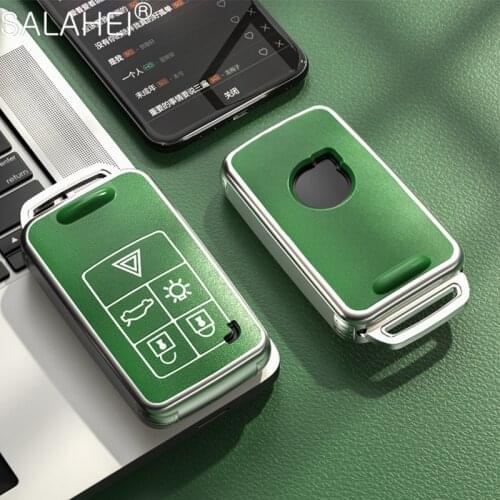 For Volvo XC60 XC70 XC90 V40 V60 S60 S80 V40 S60L S80L Soft TPU Car Key Cases Cover Protection Shell Holder Interior Accessories