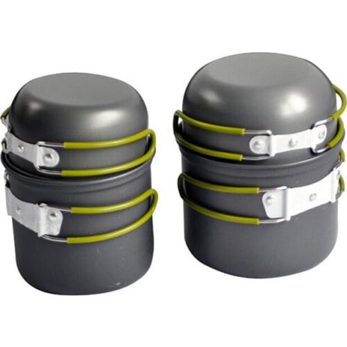 Outdoor Cookware Set Portable Set of Four Sets of Net Bags Durable Outdoor Picnic Cookware Cookware 3