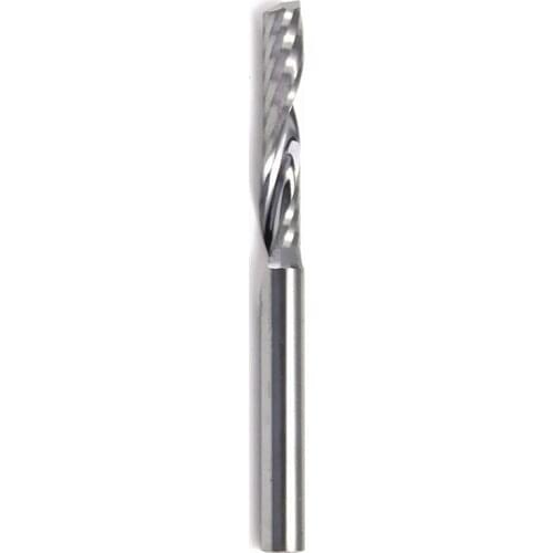 New high-quality undercut type single-blade long-screw right-handed CNC router cutter bit 3.175mm X 2mm X 17mm X38mm