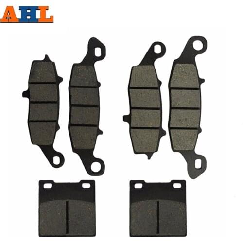 Motorcycle Front and Rear Brake Pads for Suzuki GSX 600 GSCX600 F Katana 1998-2006 Black Brake Disc Pad