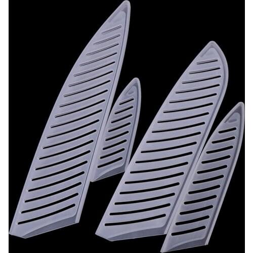 4pcs Transparent Knife Cover Transparent Plastic Kitchen Knife Blade Protector Cover For 3/5/7/8 Inch Knife