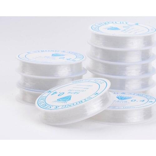 Transparent DIY Beading Stretch Cords for jewelry making Elastic Crystal Line handmade beaded Wire String jewelry thread