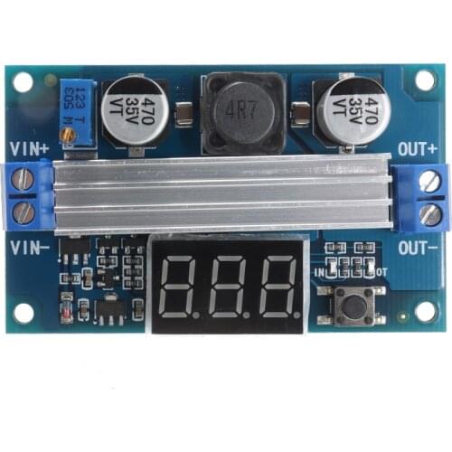 DC-DC Boost Step up Adjustable Converter High Power 100W 3.5 ~ 35V Digital Display Boost Power Module
