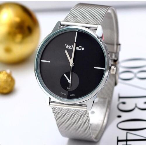 Luxury Women Famous Brands Gold Fashion Stainless Steel womage quartz Watches Women dress gift relogio masculino Orologio Uomo