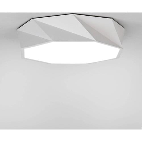 Modern surface mounted ceiling lamp LED panel White/Black for bathroom lighting AC110-240V luminarias para