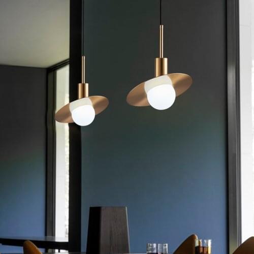 Modern LED Small Pendant Light Nordic Design For Living Room Kitchen Gold Bedroom Bedside Bar Cafe Home Indoor Decor Fixture