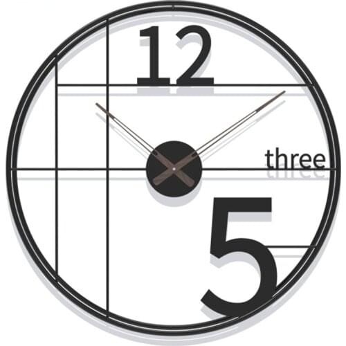 Light Luxury Fashion Wall Clock Modern Design Creative Living Room Home Decoration Nordic Wall Art Decor Kitchen Wall Clocks 50