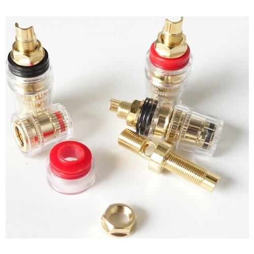 Pure Copper Crystal Terminal, Power Amplifier Terminal, Speaker Terminal