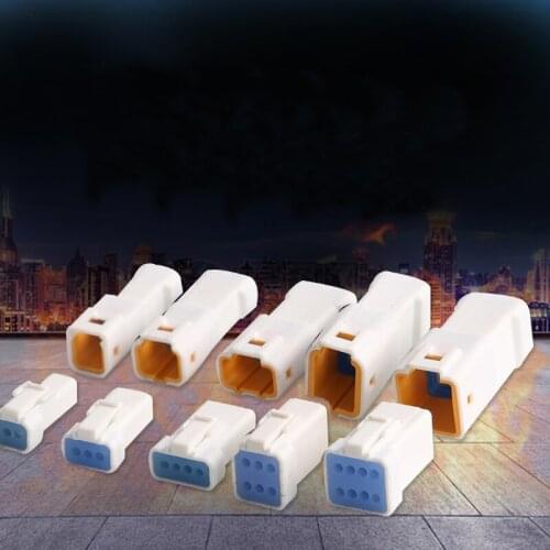 JST Series 2/3/4/6/8 Pin Waterproof Auto Electric Wire Connector Plug Male Female Adapter Automotive Cable Jointer 20-22 AWG