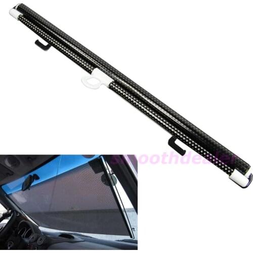 Retractable Car Auto Sun Shade Windshield Rear Window Mesh Sun Visors 45*125cm