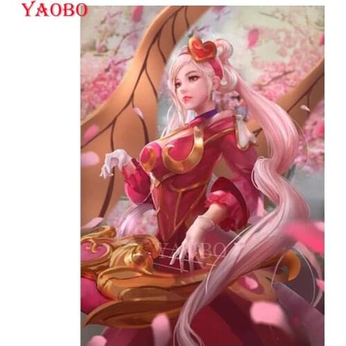 Japanese cartoon girl diamond painting full square 5d diy diamond embroidery rhinestone mosaic crystal painting wall sticker