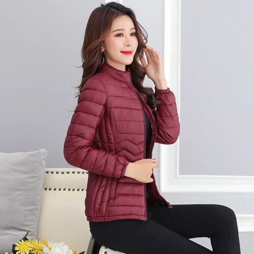 Winter Jacket women 2019 new Women Parkas Frivolous Outerwear solid Coats Short Female Slim Cotton padded basic tops