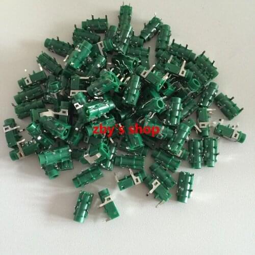 100Pcs PCB Mount 3.5mm Female 4 Pins DIP Stereo Audio Jack Connector PJ321