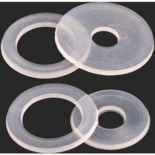 50pcs M5.8 M6 M8 Nylon gasket insulated flat pad Soft plastic washer