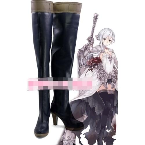 Anime Cosplay Shoes SINoALICE Snow White Boots Cosplay Women Shoe Custom Made A
