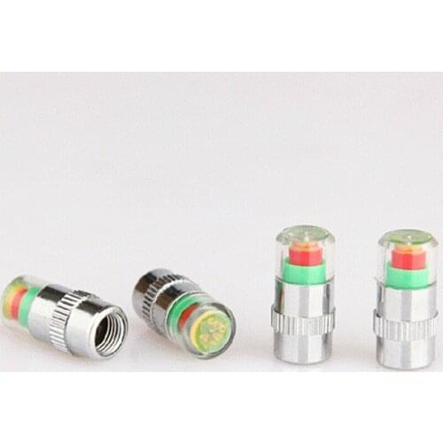 Car Auto Tire Air Pressure Valve Stem Caps Sensor Indicator Alert For Skoda Octavia A2 A5 A7 Fabia Rapid Superb Yeti Roomster