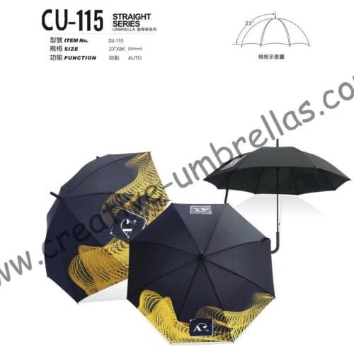 Free shipping by sea,10mm metal shaft and fluted ribs,auto open straight umbrella,anti-rust,advertising,over printing