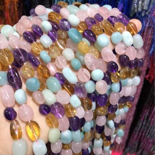 Natural Stone Bead Irregular Color Gemstones Loose Beads For Jewelry Making DIY Necklace Bracelet Earrings Anklet Accessory