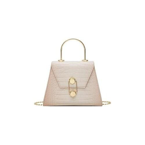 Ladies Tote Shoulder Bags Messenger Stone Pattern Pu Leather Women Handbags with Metal Handles Brown Vintage