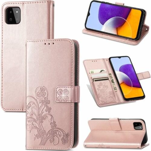 For Samsung Galaxy A22 5G Case For Samsung Galaxy A22 5G Cover Coque PU Leather Wallet Purse Phone Bumper For Samsung Galaxy A22