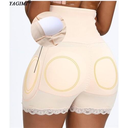 Women Hip Pads Tummy Control Panties Butt Lifter High Waist Tummy Control Slimming Pants Underwear Sexy Fake Ass Bigger Shorts
