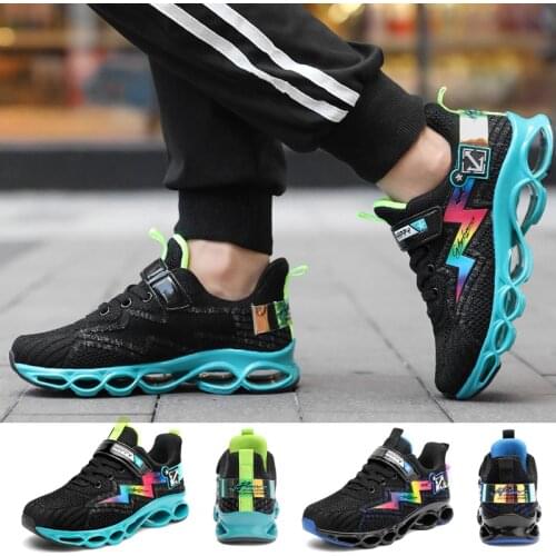 Boys Sneakers Big Children Running Shoes Spring Autumn Breathable Athletic Shoes Kids Sport Shoes for Boy Light Mesh Outdoor