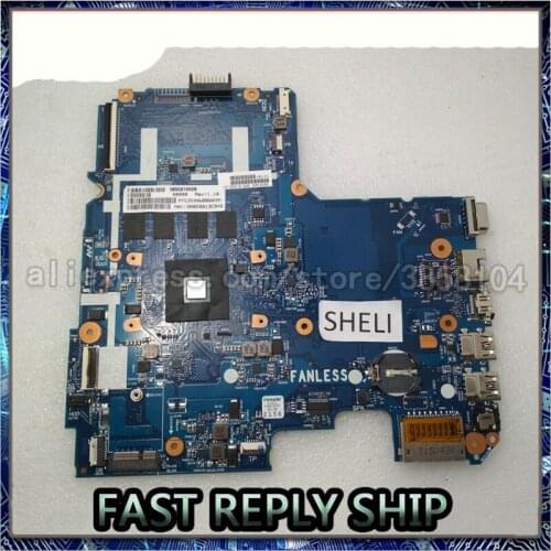 Sheli for hp 14-AC 14T-AC laptop motherboard 814050-001 814050-501 814050-601 notebook pc mainboard n3050 6050A2730201 test ok