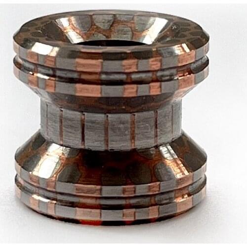 EDC Copper Titanium Pendant DIY Brass Beads Titanium Alloy Paracord Bead Keyring Zipper Accessory Bracelet Beads E