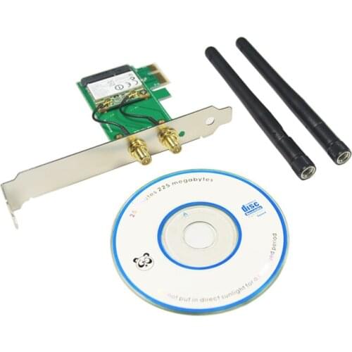 Mini PCI-Express 150Mbps WiFi + Bluetooth Wireless Card for Desktop 802.11b/g/n Network