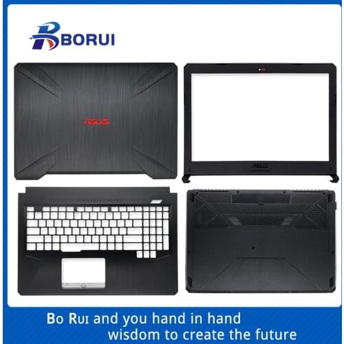 NEW Laptop LCD Back Cover/Front Bezel/Palmrest/Bottom Case/LCD Hinges For ASUS FX80 FX80G FX504 FX80GD FX504G FX504GD series