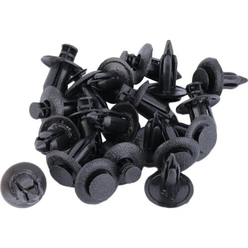 New 20pcs/lot 6mm and 8mm Car Motorcycle Fairing Clips Rivets Hole Fastener Panel Black for Suzuki Hot Selling New