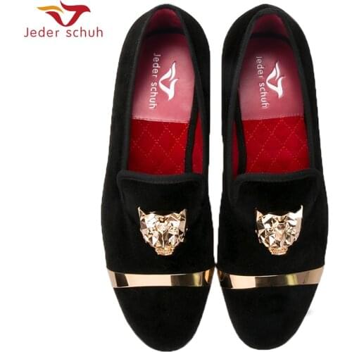 New Fashion Men Party And Wedding Handmade Loafers Men Velvet Shoes With Pp Tiger And Gold Buckle Men Dress Shoe MenS Flats