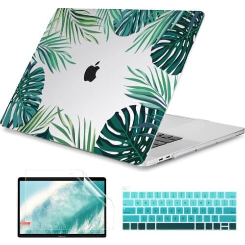 Printed Plastic Case for Macbook Air 11 12 13 A2337 2020 Pro 13 A2338 A2289 15 16 Touch Bar 2019 A2141 free screen film cover