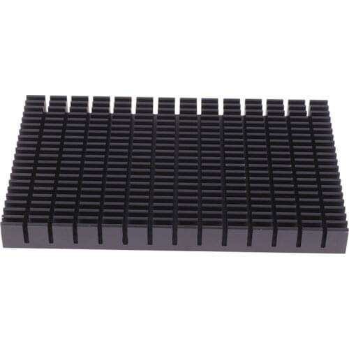 Heating Panel Heat sink High quality Aluminum Heatsink Plate Black Radiator Manufacturer 150*93*15MM