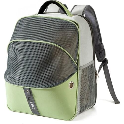 Pet Carrier Backpack Foldable Dog Puppy Rabbit Cat Carriers Bag Ventilated Safety Strap Design for Hiking Camping Outdoor Travel